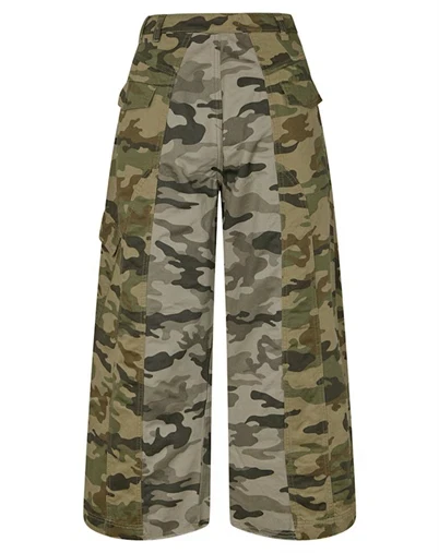 Rabens Saloner - Niva Camo Patchwork Bukser - Camo Combo